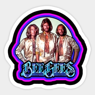 70's Classic Bee Gees Custom Art Sticker